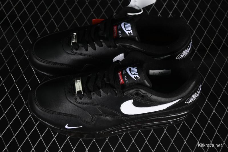 Nike Air Max 1 Retro Running Shoes with Half-Sole Air Cushion - HF8813-001