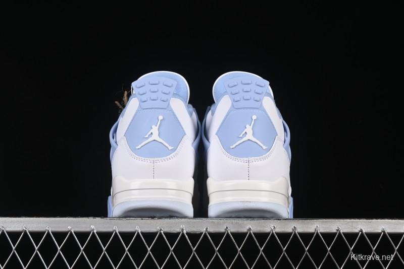 Nike Air Jordan 4 Retro "Forget Me Not" Mothers Day Sneakers with Floral Accents - HV0823-100