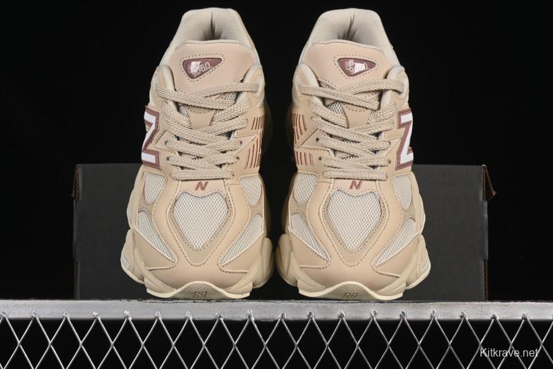 New Balance 9060 Retro Casual Running Sneakers with ABZORB Cushioning Technology - U9060ZGC