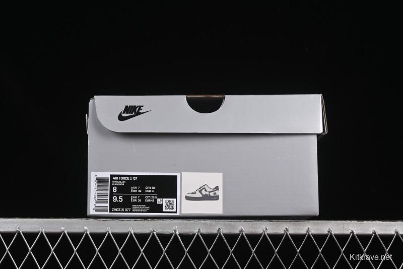 Nike Air Force 1'07 Low Custom Official Hot Style 2D Theme Gray Zone Casual Sneakers - ZH0316-077