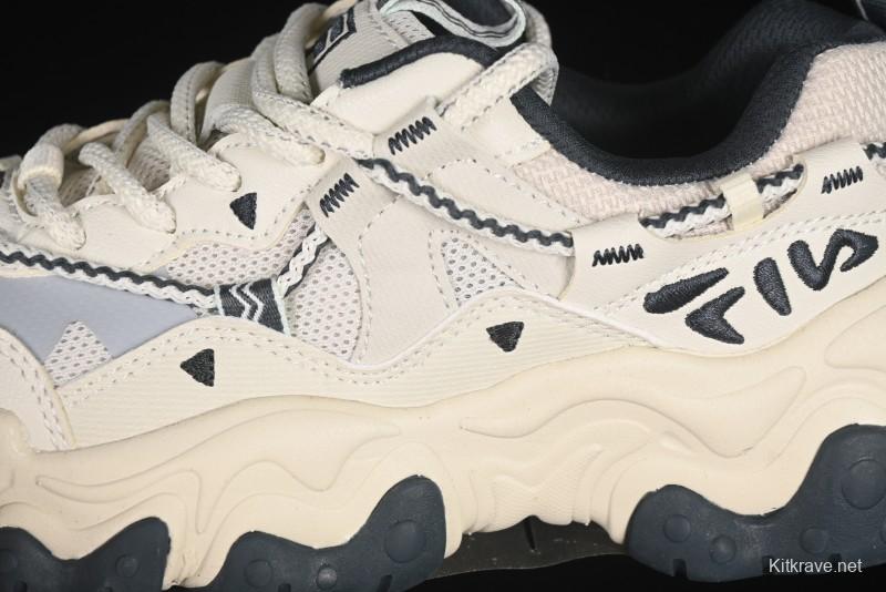 Fila Heritage Fluid Cat Paw 5.0 Retro Dad Shoes with Lace-Up Design - F12W432101FSH