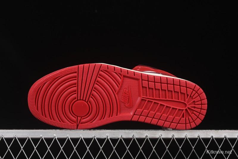 Nike Air Jordan 1 Mid AJ1 China Red Mid-Top Casual Sneakers - HJ9337-106