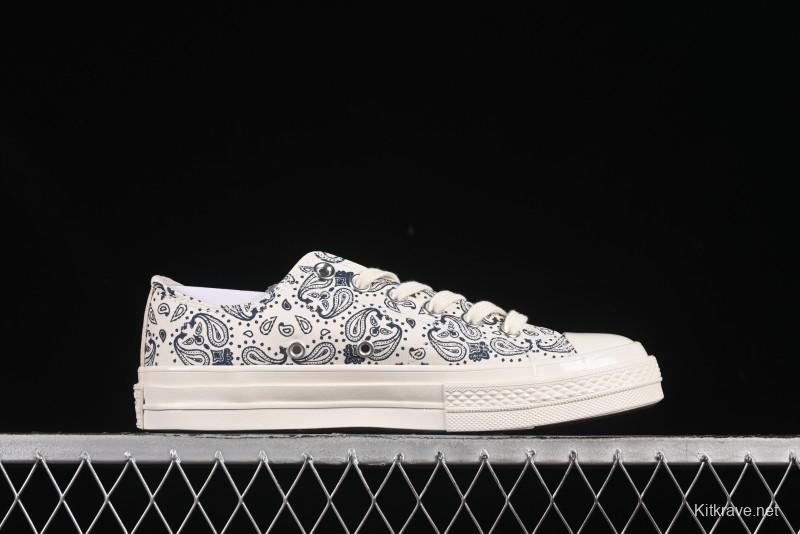 Converse Chuck 1970s Low Top Casual Sneakers with Paisley Pattern - A15752C