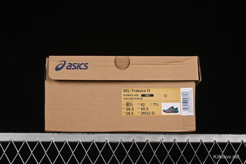 Asics Gel-Trabuco 13 Retro Breathable Casual Shoes with Cushioning for Men - 1011B973-400