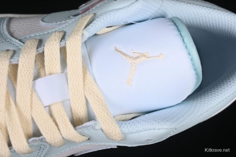 Nike Air Jordan 1 Low AJ1 Mint Blue Casual Lifestyle Sneakers - HJ5999-400