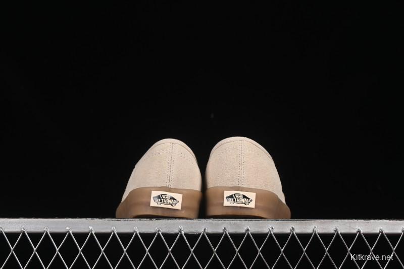 Vans Premium Authentic Suede Retro Sneakers with Translucent Rubber Sole - VN000CRQBYS