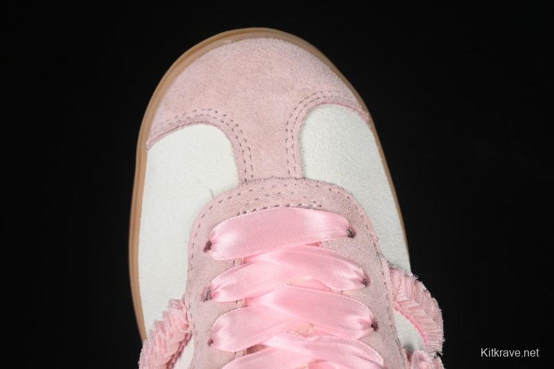 Adidas Originals Gazelle Bold JR8374 Collaboration Low-Top Sneakers with Thick Sole for Slip Resistance and Durability - JR8374