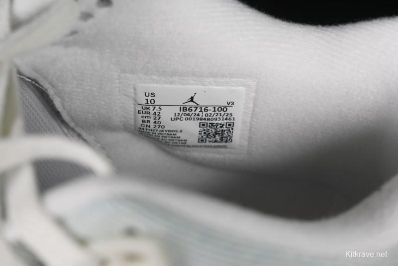 Nike Air Jordan 4 Retro Denim "Worn Blue" Sneakers with Distressed Wash Finish - IB6716-100