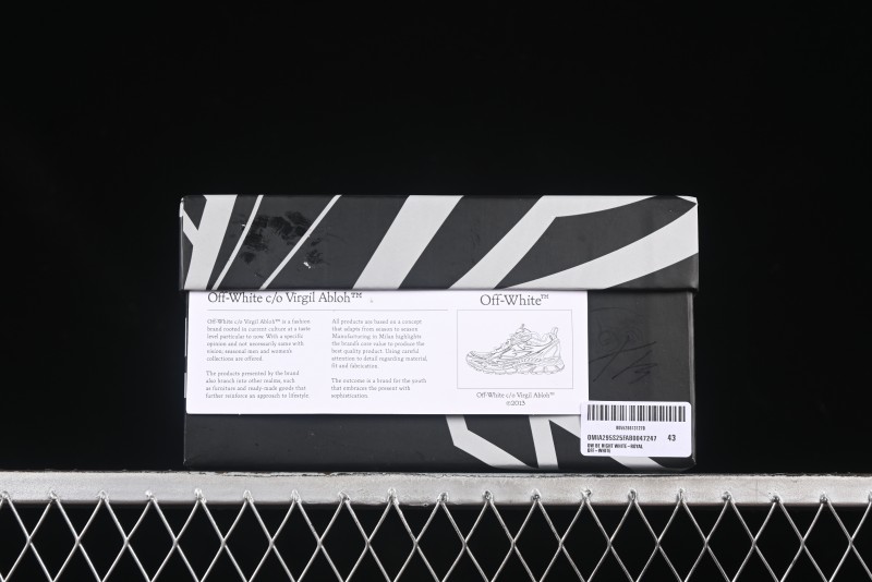 Off-White Be Right Low-Top Lifestyle Sneakers in White Blue - X.E5