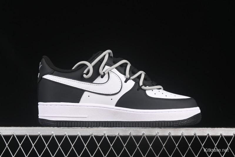 Nike Air Force 1'07 Low Denim Casual Sneakers with Full-Length Air Cushion - ZH0316-071