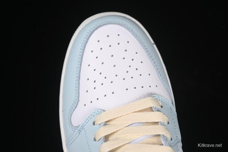 Nike Air Jordan 1 Low AJ1 Mint Blue Casual Lifestyle Sneakers - HJ5999-400
