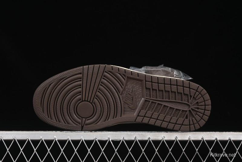 Nike Travis Scott x Air Jordan 1 High OG AJ1 Reverse Swoosh Limited Edition - CD4487-100