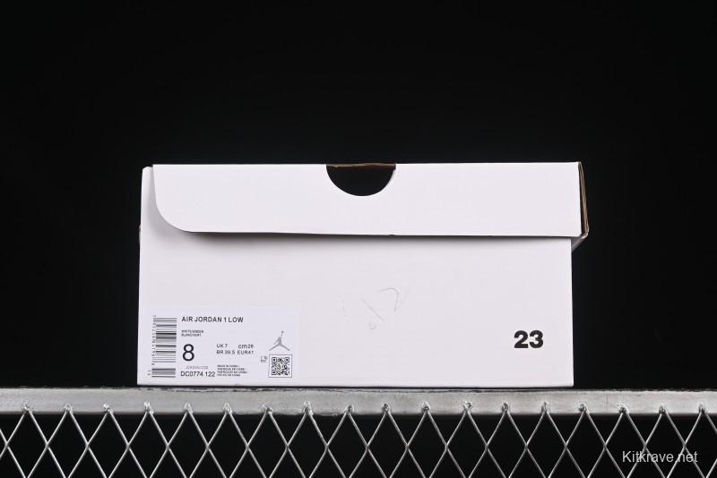 Nike Air Jordan 1 Low AJ1 Military Green White Casual Lifestyle Sneakers - DC0774-122