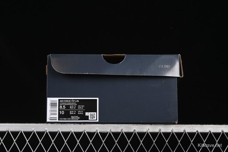 Nike Air Force 1'07 Low Casual Sneakers with Full-Length Air Cushion - HQ1966-200