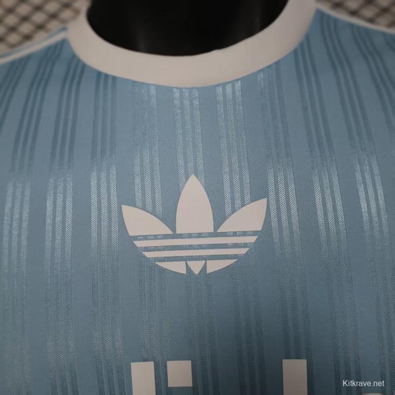 Player Version 2025 Adidas Original Light Blue T-Shirt