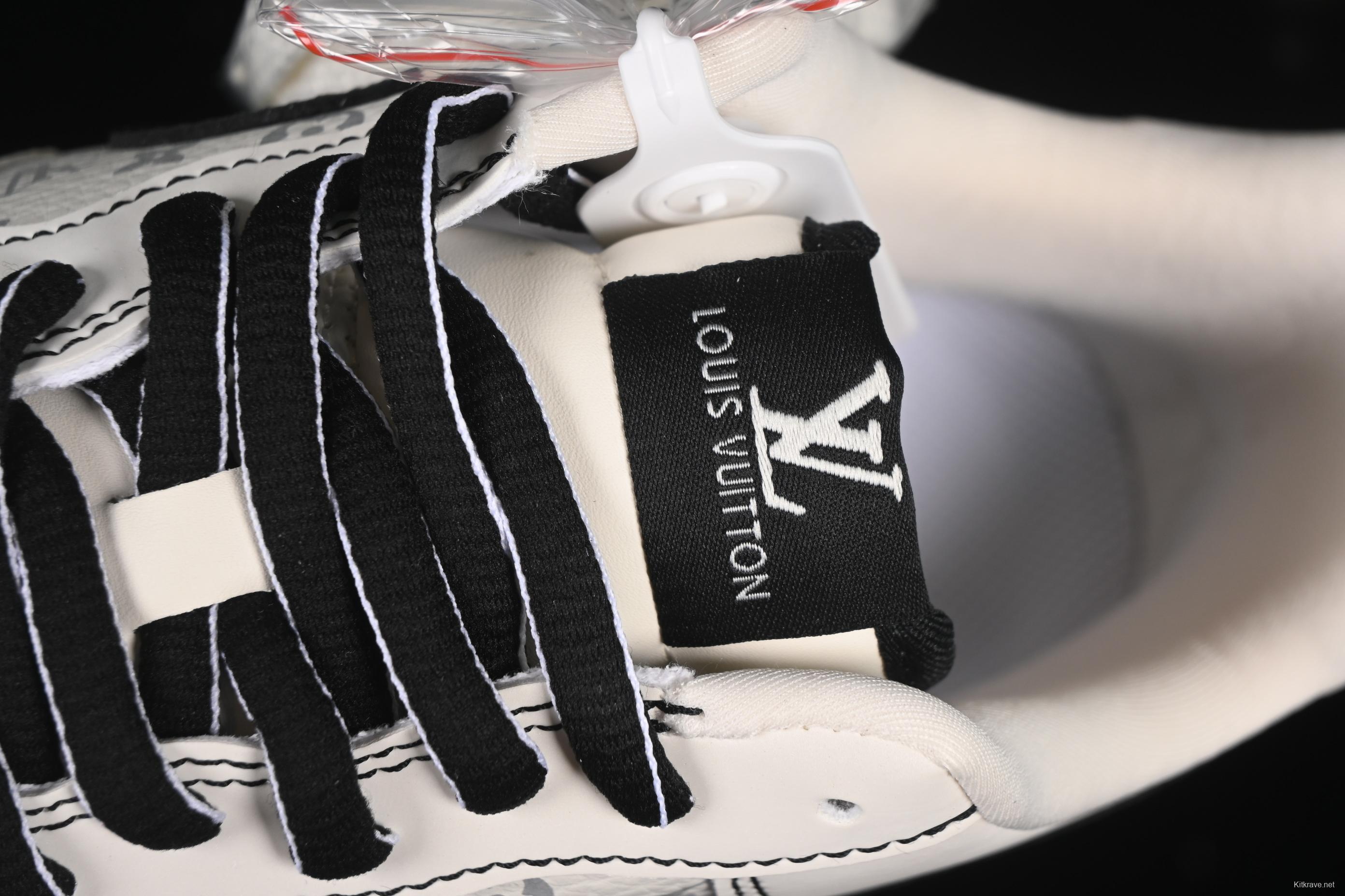 Nike Air Force 1 '07 Low LV Collaboration White Black Casual Sneakers - BZ6808-102