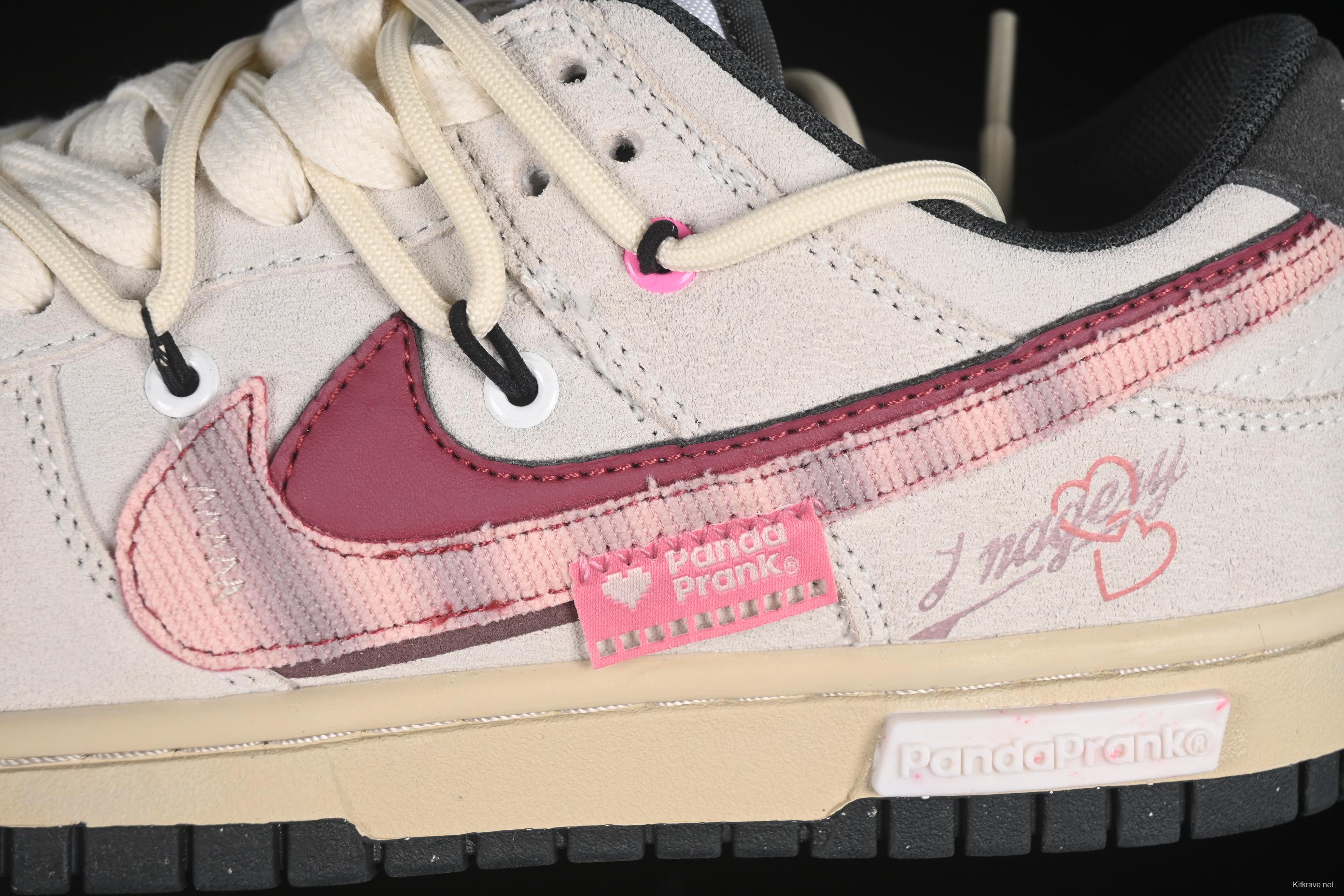 Nike Dunk Low Panda Valentine's Day Mischief Film Love Letter Low-Top Casual Sneakers - HV1800-101