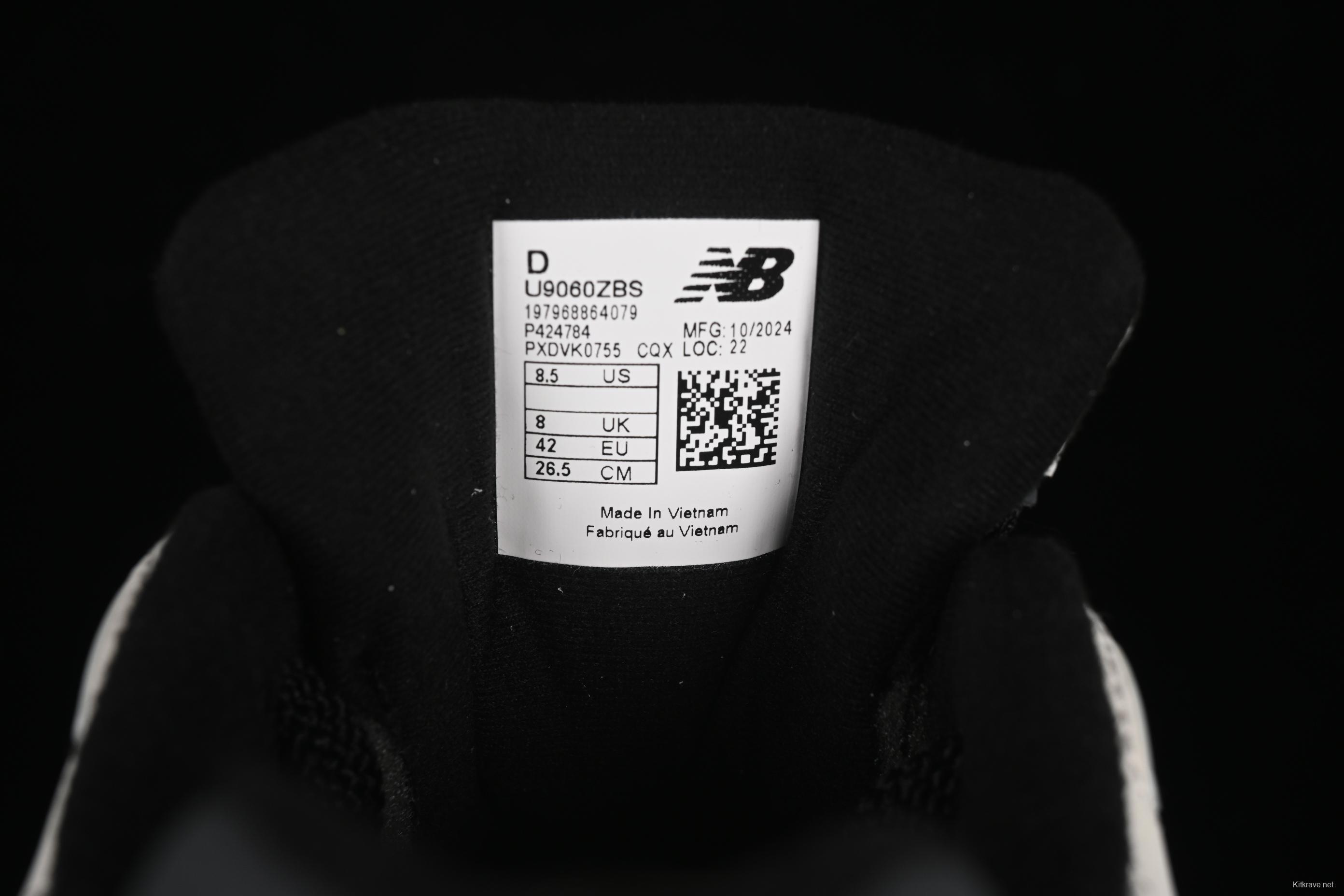 Joe Freshgoods x New Balance 9060 Retro Casual Running Sneakers with ABZORB Cushioning - U9060ZBS