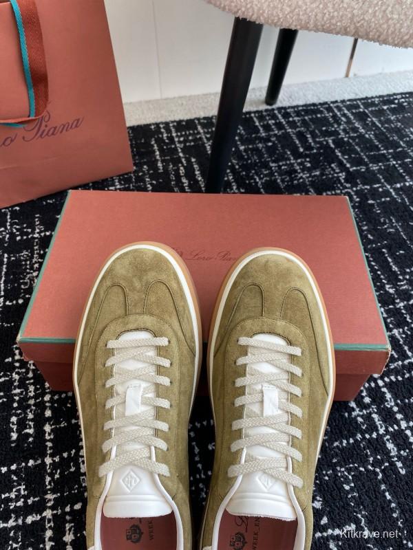 2024 Unisex LP Beige Suede Leather Sneakers MJ00320