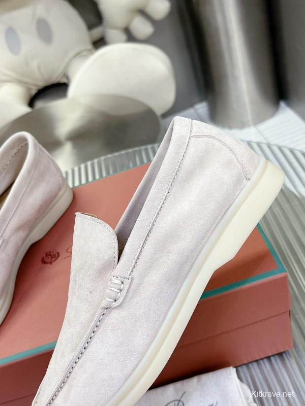 2025 Men LP Beige Suede Loafers