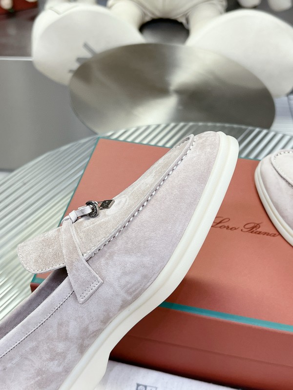 2024 Unisex Le Parmentier Beige Suede Loafers