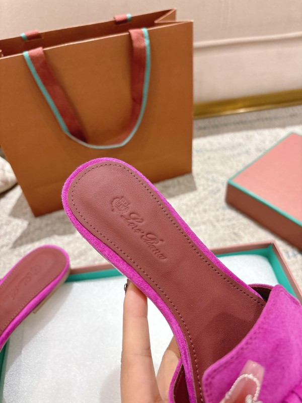 2025 Slippers Le Parmentier Pink Suede Slippers