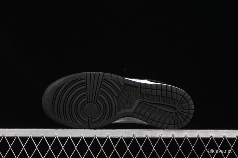 Nike SB Dunk Low Classic Black White Low-Top Casual Skate Shoes - HF5441-100
