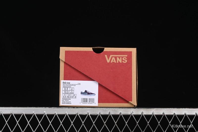 Vans Sk8-Low Skate Shoes with Slip-Resistant Sole - VN0A4UUK76T
