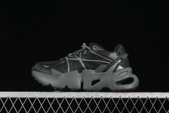 New York Yankees MLB Dome Runner Thick Sole Hollow Out Height Increasing Casual Running Shoes - 3ARND015N50BKS