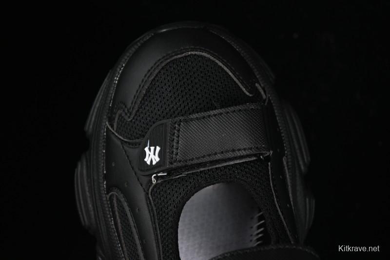 Adidas NY MLB Winner Chunky Mask New York Yankees Height Increase Platform Sandals - 3ASDW015350BKS