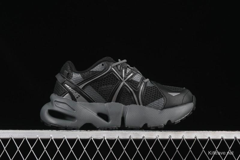 New York Yankees MLB Dome Runner Thick Sole Hollow Out Height Increasing Casual Running Shoes - 3ARND015N50BKS