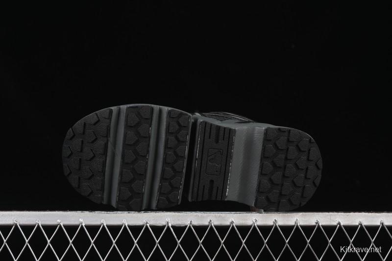 New York Yankees MLB Dome Runner Thick Sole Hollow Out Height Increasing Casual Running Shoes - 3ARND015N50BKS