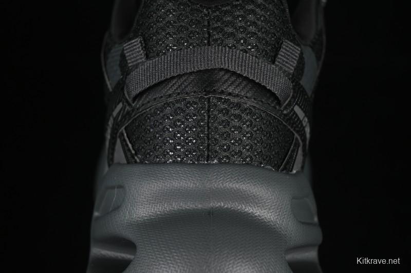 New York Yankees MLB Dome Runner Thick Sole Hollow Out Height Increasing Casual Running Shoes - 3ARND015N50BKS