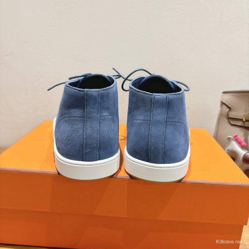 2025 Unisex H Blue Suede Boots AS00380