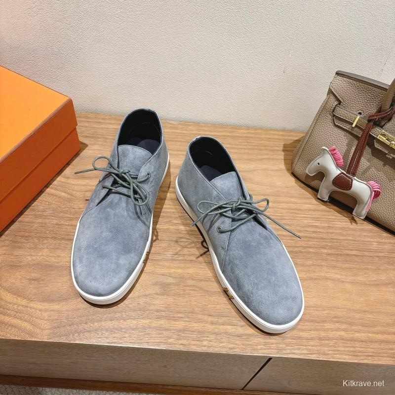 2025 Unisex H Grey Suede Boots AS00380