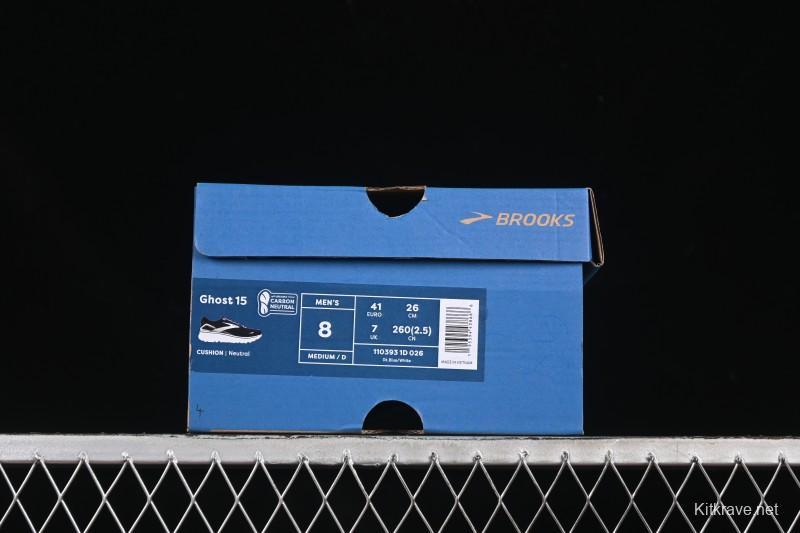 Brooks Ghost 15 Low-Cut Breathable Cushioned Support Casual Running Shoes - 1103931D026