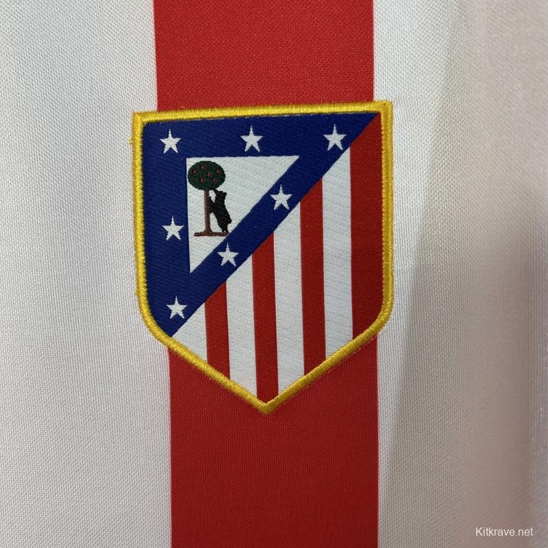 02/03 Retro Atletico Madrid Home Jersey