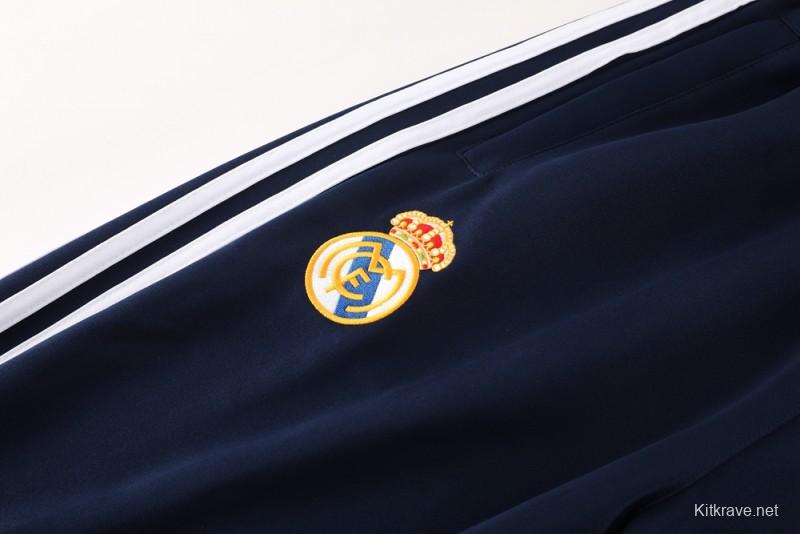 25/26 Real Madrid Navy Full Zipper Jacket +Long Pants