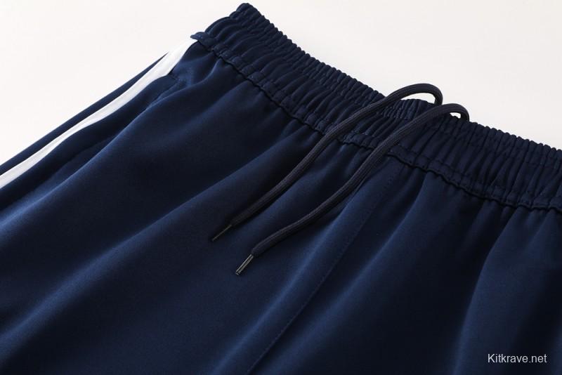 25/26 Real Madrid Navy/White Full Zipper Jacket +Long Pants