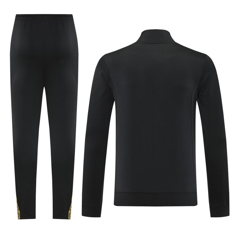 2025 Adidas Black Full Hoodie Zipper Jacket +Long Pants