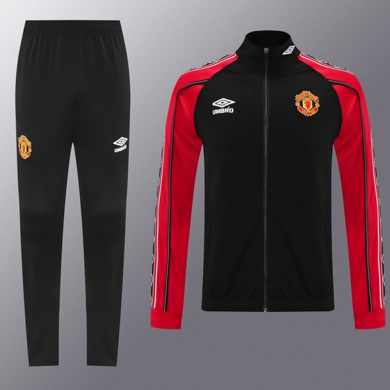 25/26 Manchester United UMBRO Vintage Full Zipper Jacket +Long Pants