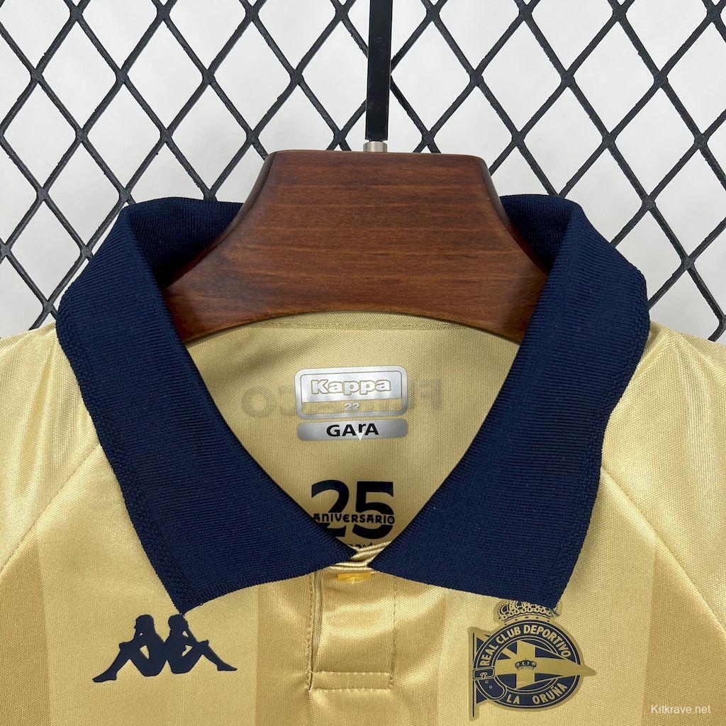 2025/26 KidsDeportivo De La Coruna 25th Anniversary Edition Kit