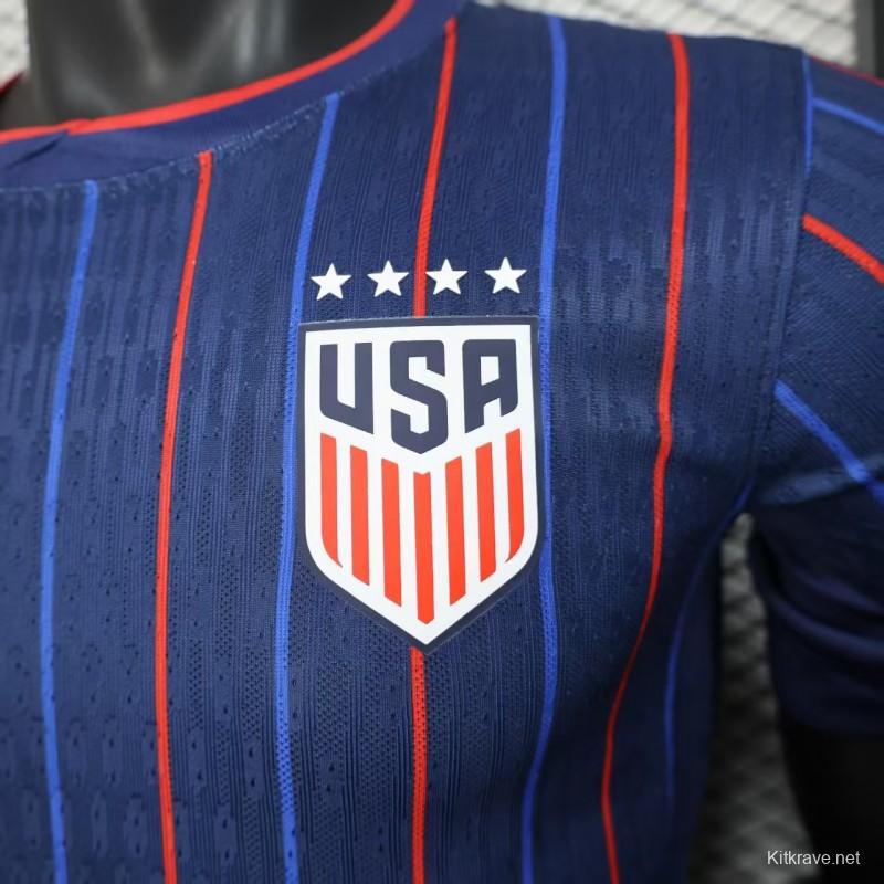 Player Version 2025 USA Away Jersey