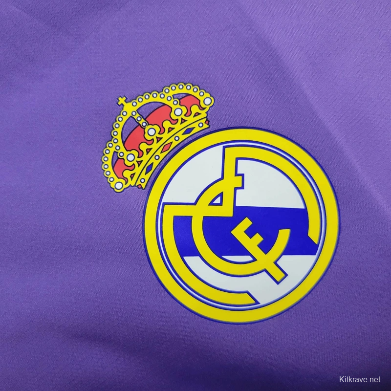 25/26 Real Madrid Jacket Black/Purple Windbreaker