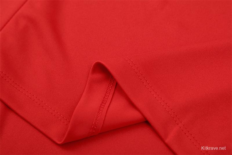 Retro 05/06 AC Milan Red Half Zipper Jacket