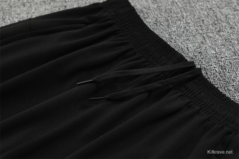 25/26 Manchester City Black Half Zipper Jacket+Long Pants