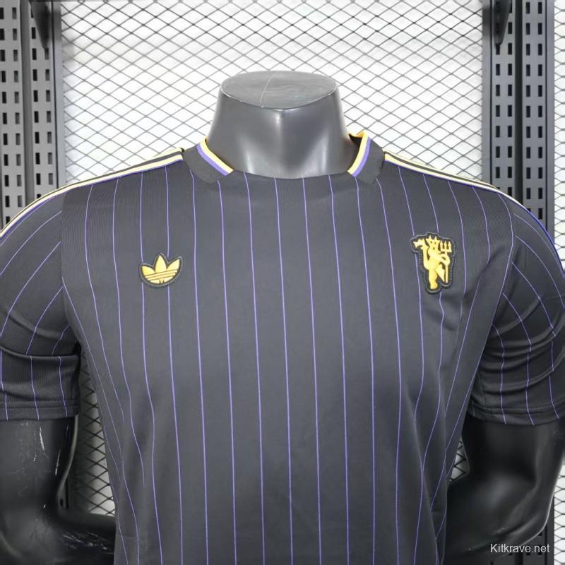 Player Version 25/26 Manchester United Black Casual Jersey
