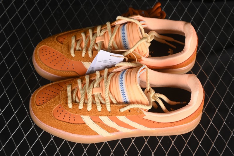 Adidas Bad Bunny x Adidas Gazelle Indoor Retro Casual Slip-Resistant Wear-Resistant Low-Top Sneakers - JS5050