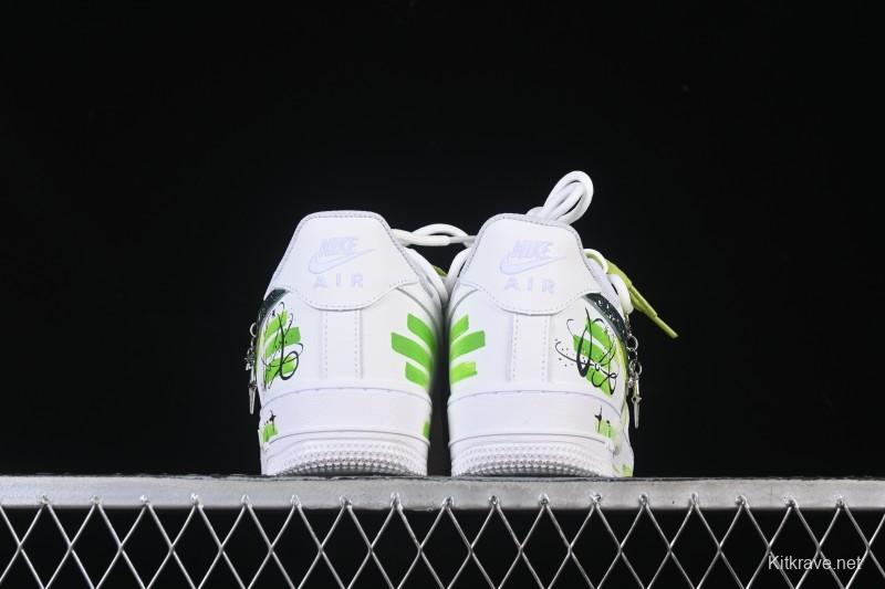 Nike Air Force 1 '07 Low Capricorn Hand-Painted Doodle Zodiac Series Casual Sneakers - 1222119