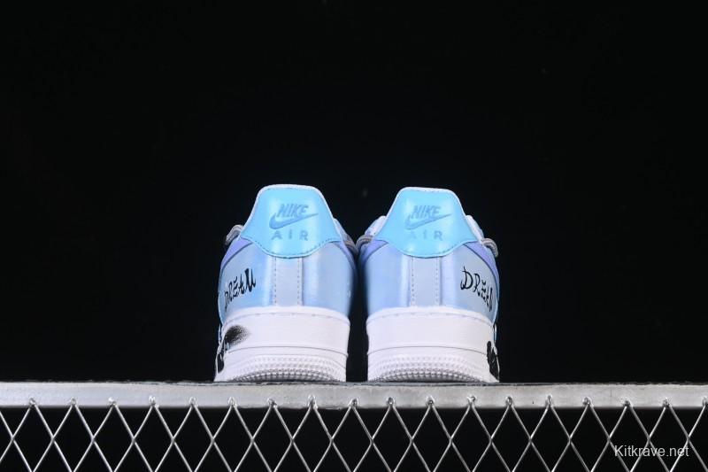 Nike Air Force 1'07 Low Chasing Dream Hand-Painted Graffiti Casual Sneakers - CW2288-101
